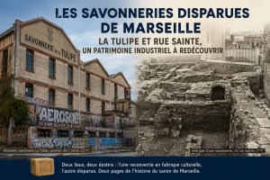 Les savonneries disparues de Marseille : la Tulipe et rue Sainte, un patrimoine industriel à redécouvrir